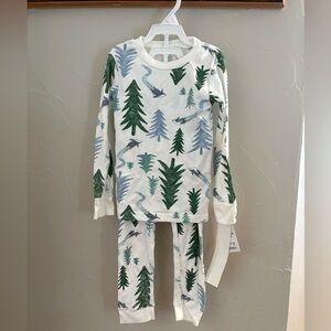 Carter's Green and White Tree Print Pajama Set